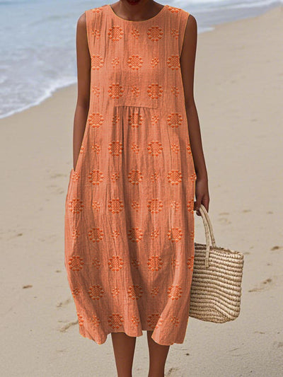 Vibeke™ | Elegant Sleeveless Dress with Functional Pockets