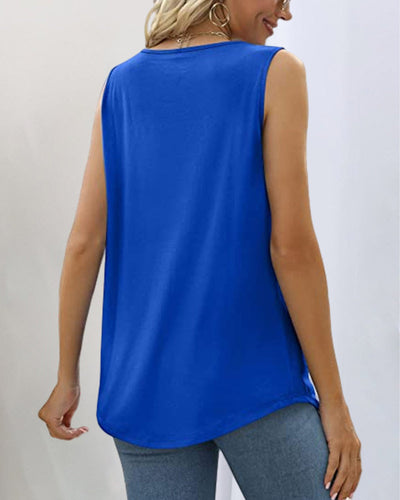 Anne™ | Sleeveless Tank Top with Square Neckline