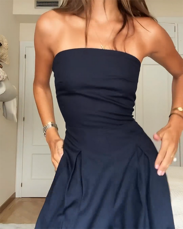 Céleste™ | Stylish Strapless Jumpsuit