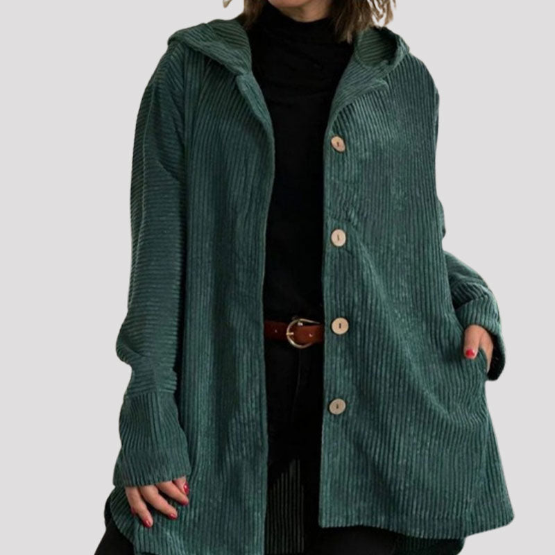 Aureli™ | Casual Velvet Hooded Autumn Jacket
