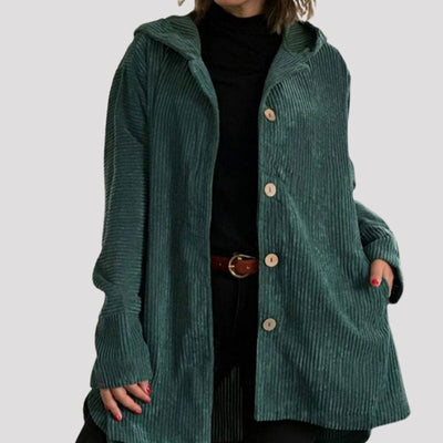 Aureli™ | Casual Velvet Hooded Autumn Jacket