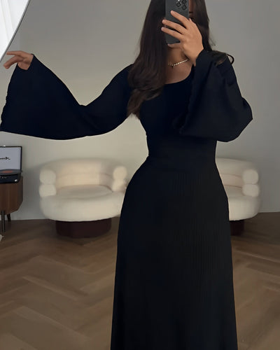 Eta™ | Elegant Knitted Maxi Dress