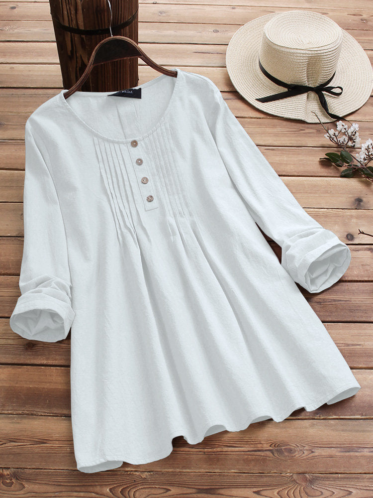 Lina™ | Cotton-Linen Shirt