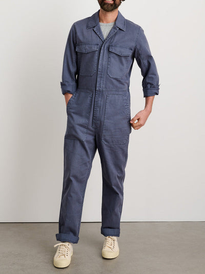 Slim-Fit Overall for Men with Zip