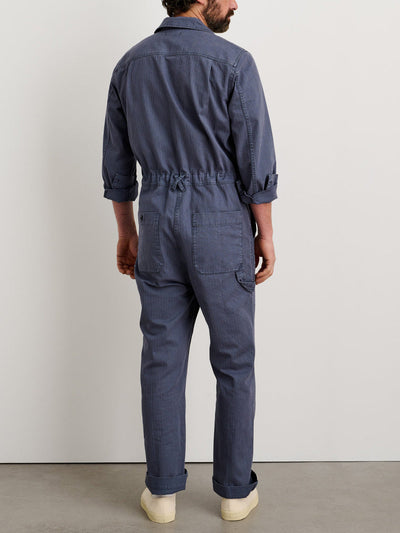 Slim-Fit Overall for Men with Zip