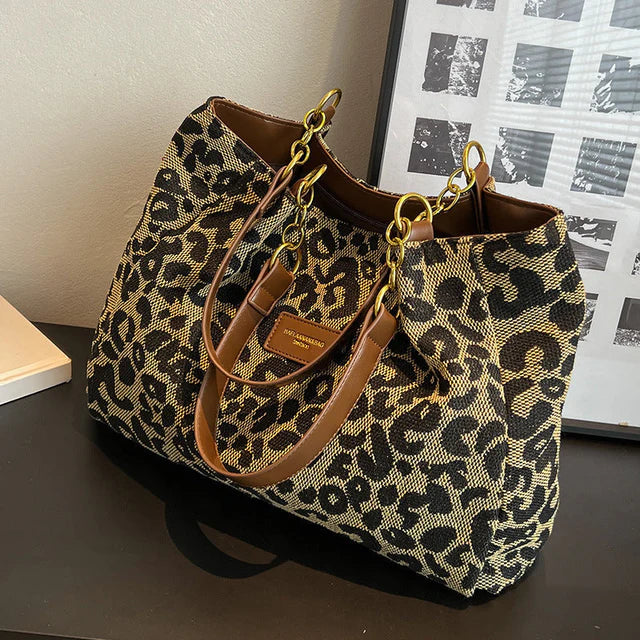 Leonora™ | Stylish Leopard Print Bag