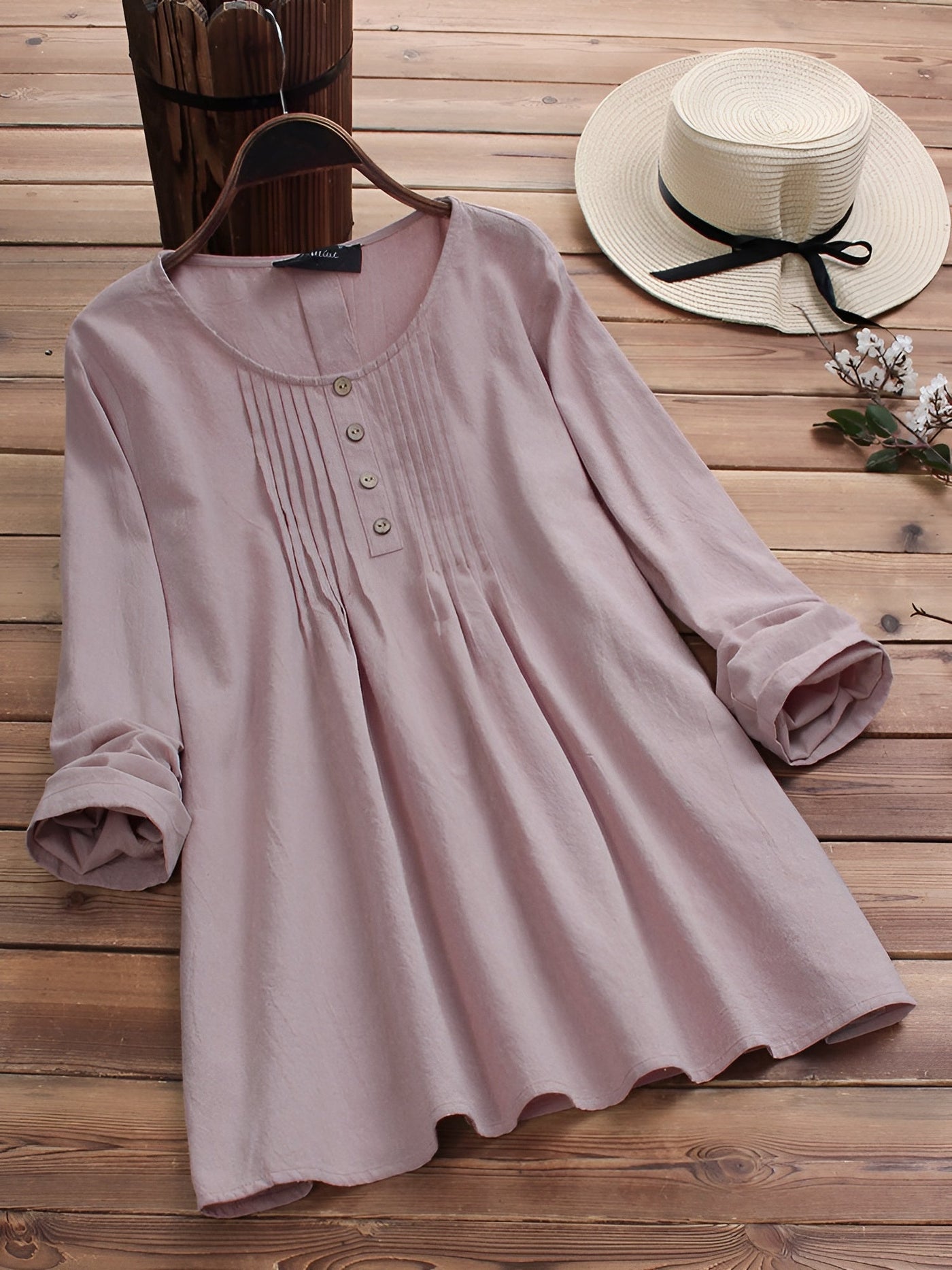 Lina™ | Cotton-Linen Shirt