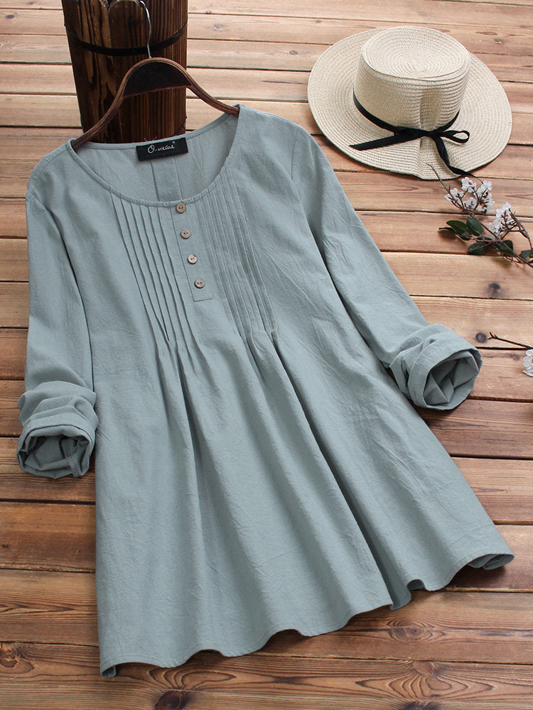 Lina™ | Cotton-Linen Shirt