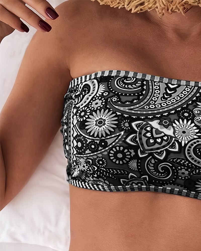 Baybay™ | Two-Piece Swimsuit in Ethnic Style Print