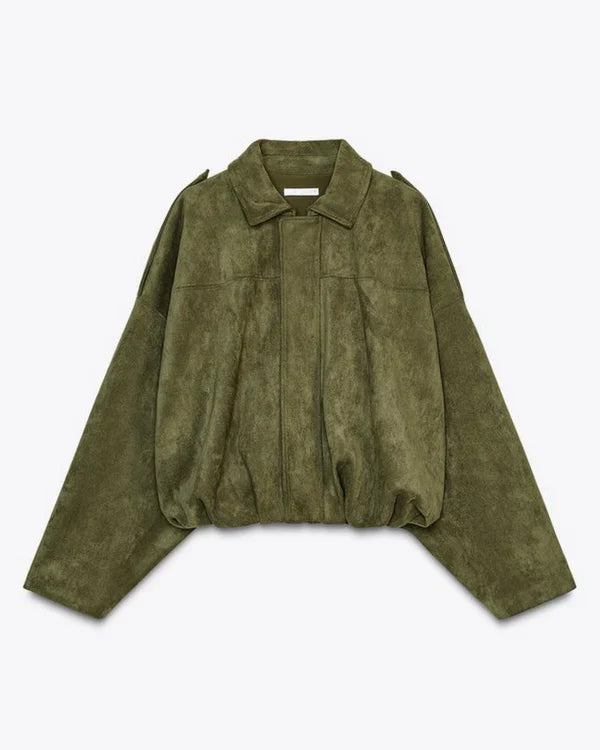 Lumière™ | Faux Suède Bomberjacket