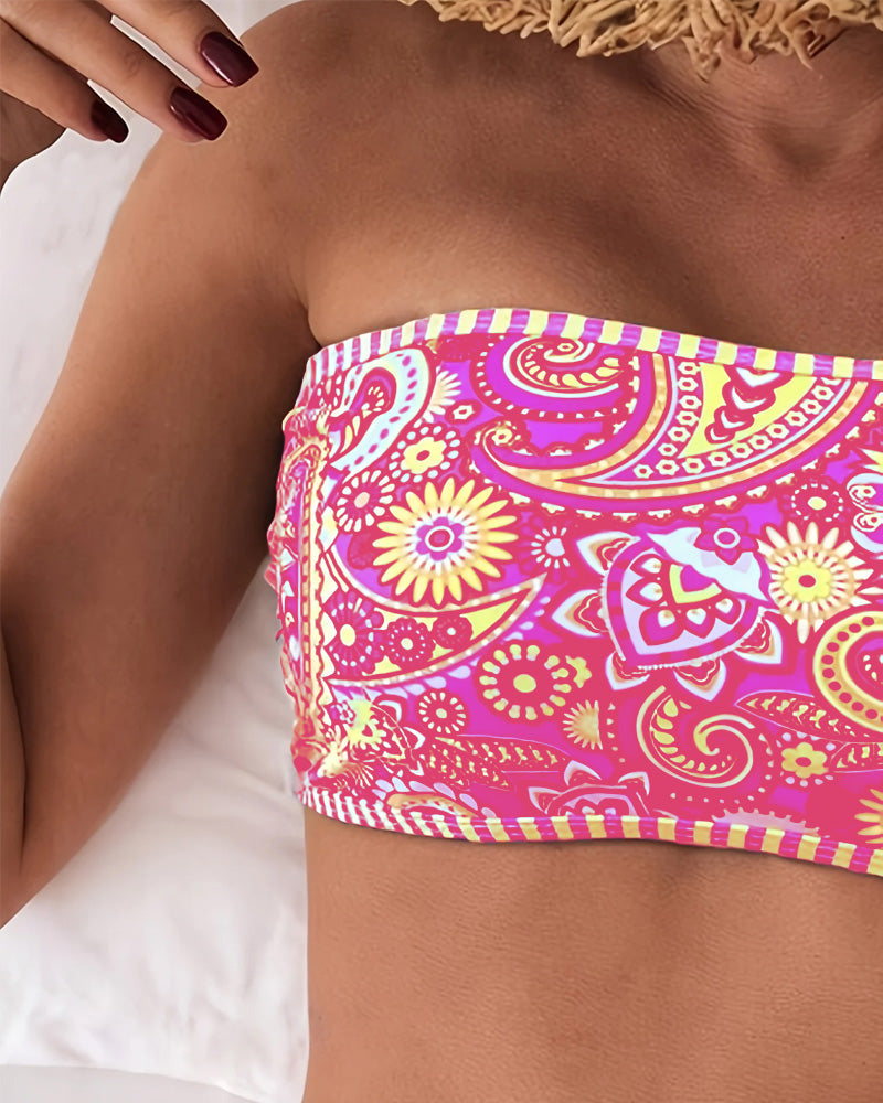 Baybay™ | Two-Piece Swimsuit in Ethnic Style Print