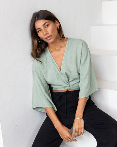 Tilly™ | Sunny Linen Top