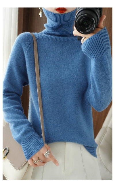 Elly | Elegant Cashmere Knitted Sweater