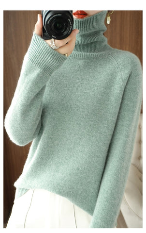 Elly | Elegant Cashmere Knitted Sweater