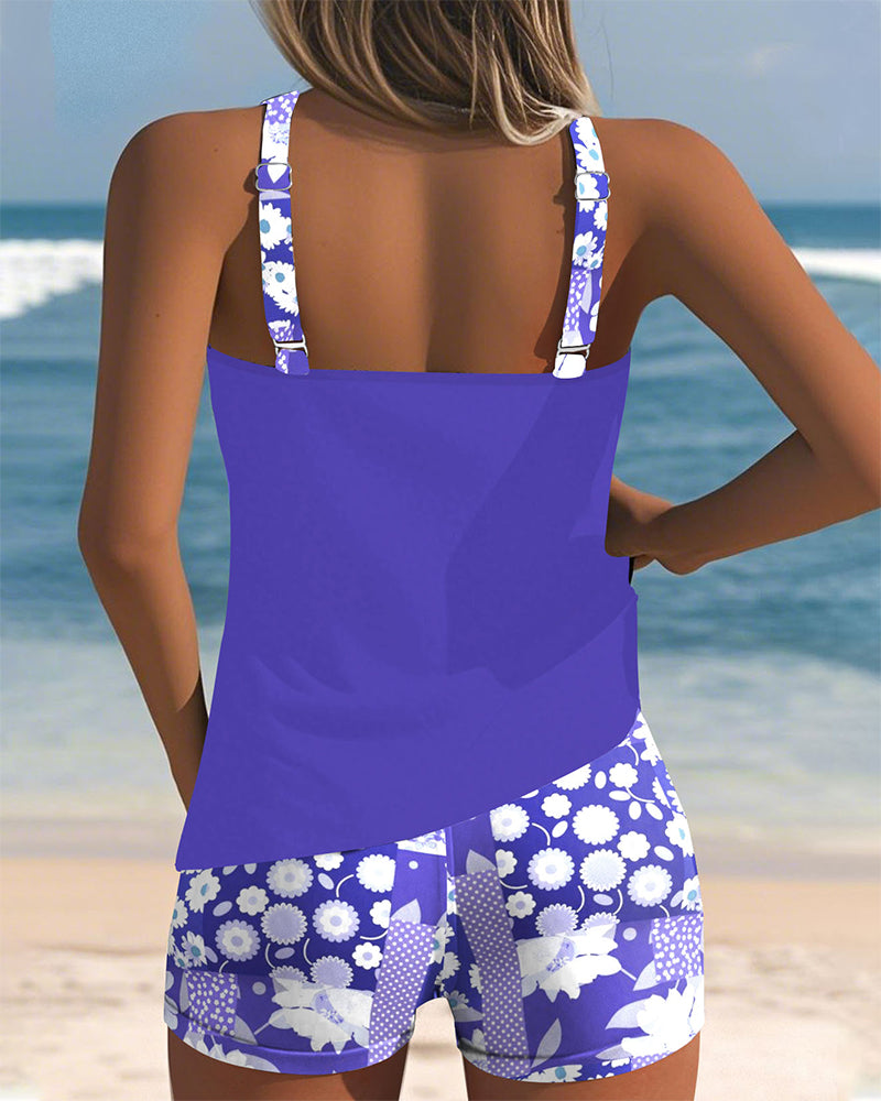 Lyna™ | Swimsuit Tank Printed Boxer