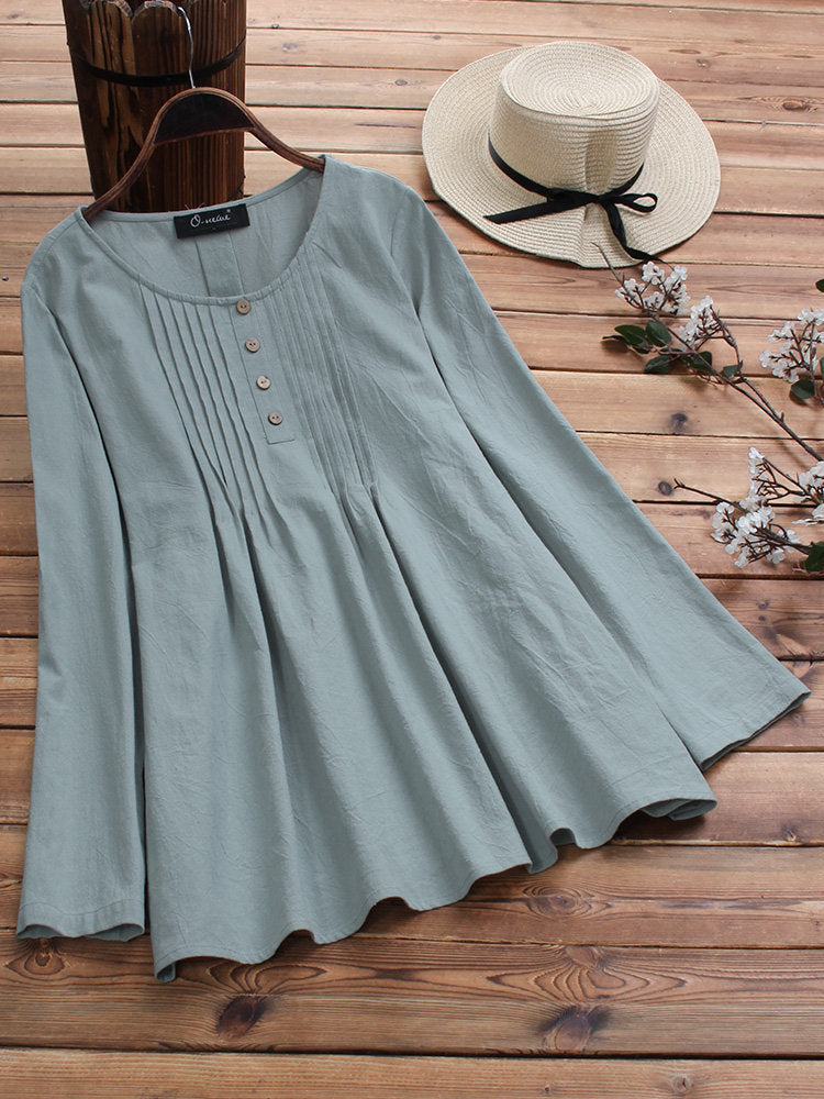 Lina™ | Cotton-Linen Shirt