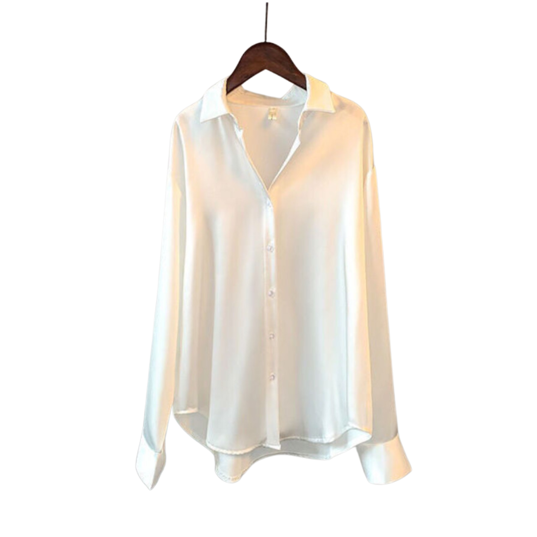 Carly | Elegant Satin Shirt for Women