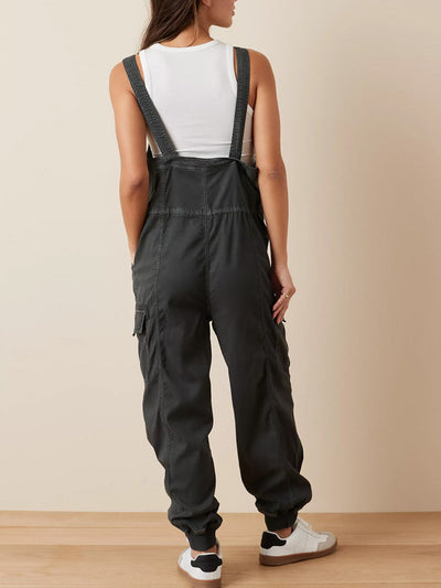 Drape Cargo Dungarees for Women