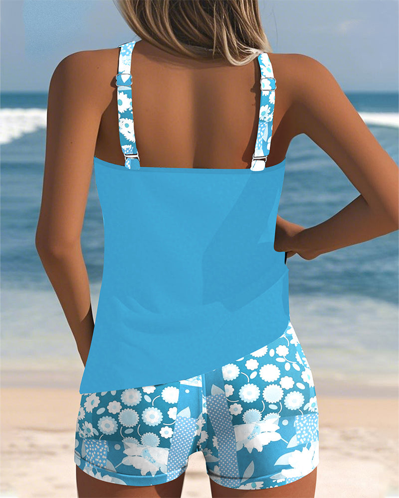 Lyna™ | Swimsuit Tank Printed Boxer