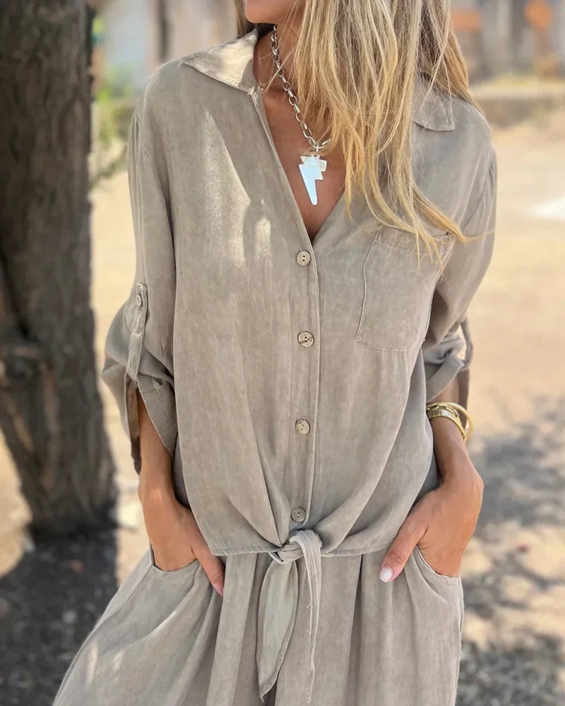 Atlas™ | Stylish Linen Two-Piece Set