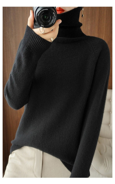 Elly | Elegant Cashmere Knitted Sweater