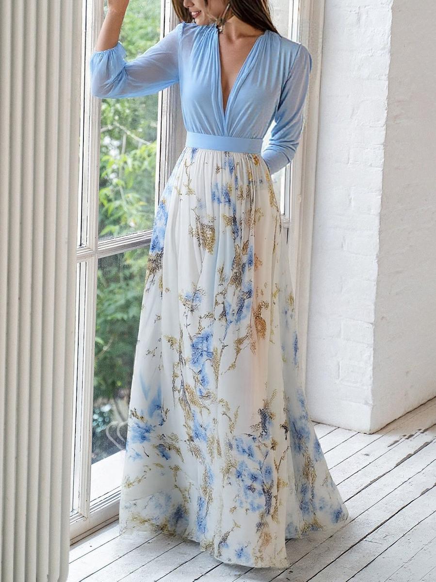 Elena™ | Maxi Dress with Dazzling Floral Print