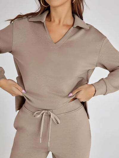 Fleek | 2-Piece Casual Long Sleeve Set