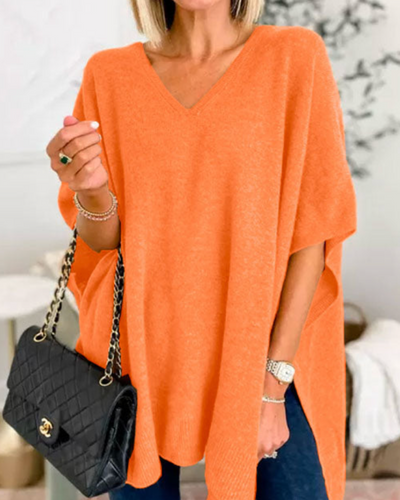 Erica | V-Neck Oversized Sweater