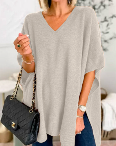 Erica | V-Neck Oversized Sweater