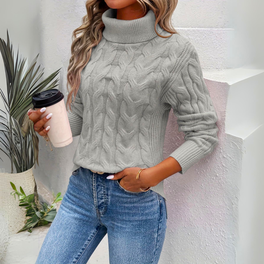 Giorgia | Warm Knitted Turtleneck Sweater