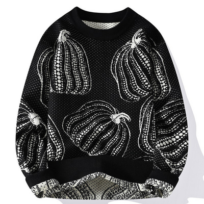 Velmor™ | Pumpkin-Toned Knit Sweater