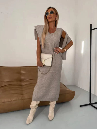 CARLA™ - Dress with matching turtle Neck