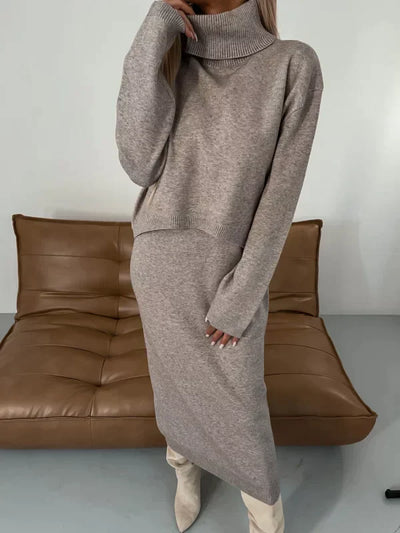 CARLA™ - Dress with matching turtle Neck