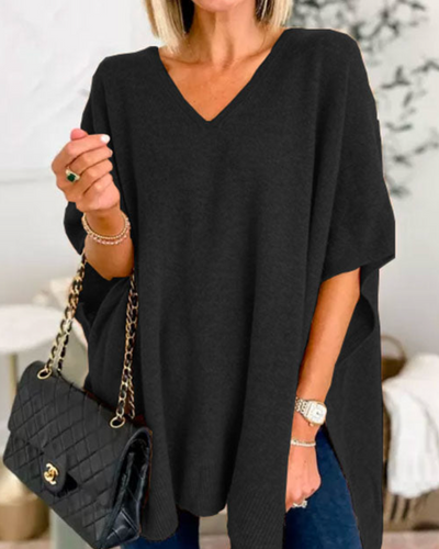 Erica | V-Neck Oversized Sweater