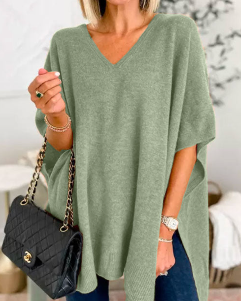 Erica | V-Neck Oversized Sweater