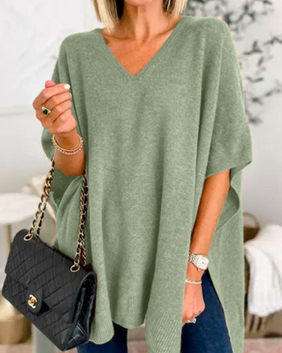 Erica | V-Neck Oversized Sweater