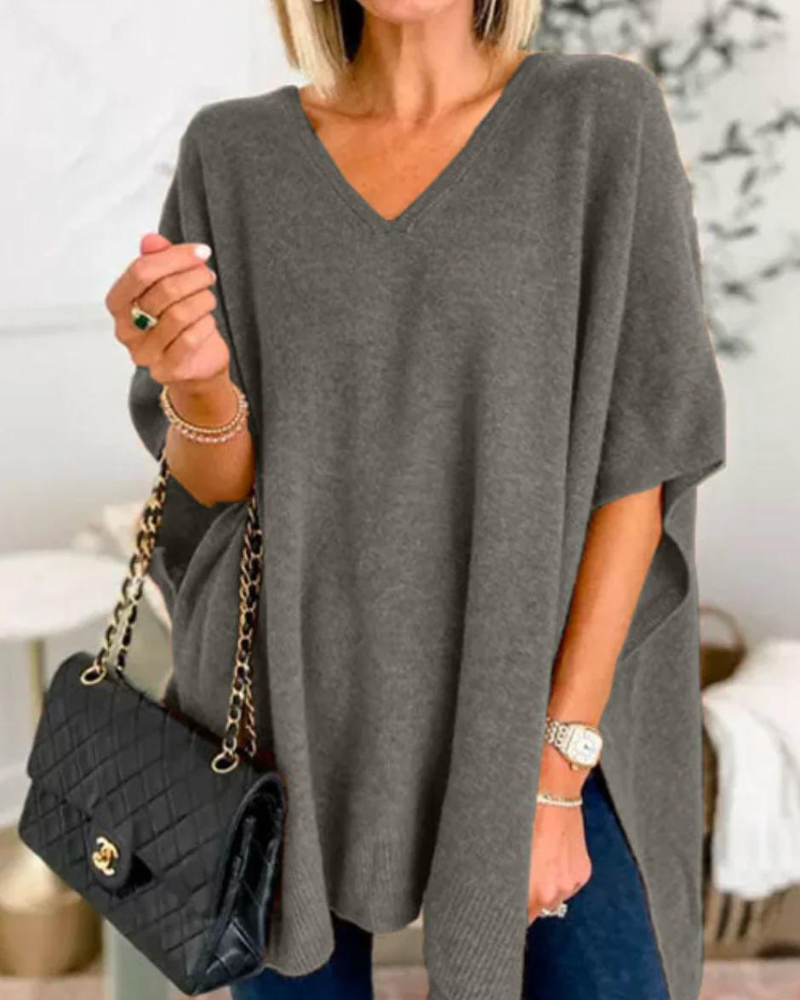 Erica | V-Neck Oversized Sweater