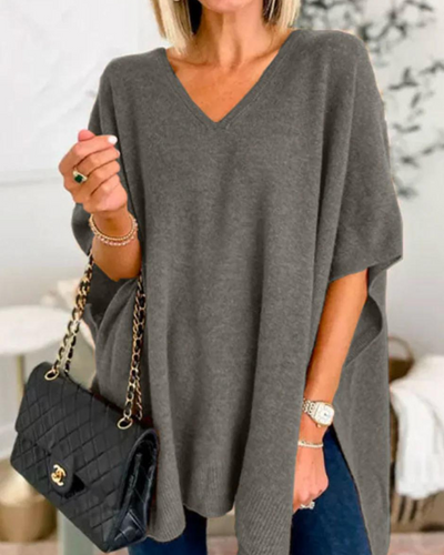 Erica | V-Neck Oversized Sweater