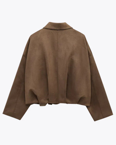 Lumière™ | Faux Suède Bomberjacket