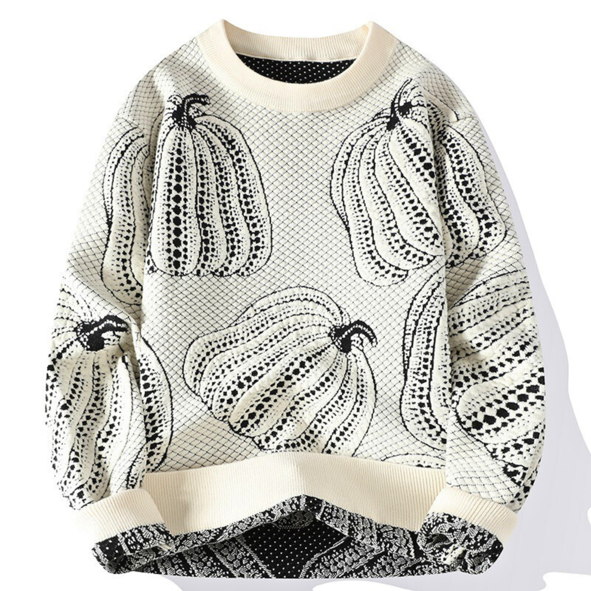 Velmor™ | Pumpkin-Toned Knit Sweater