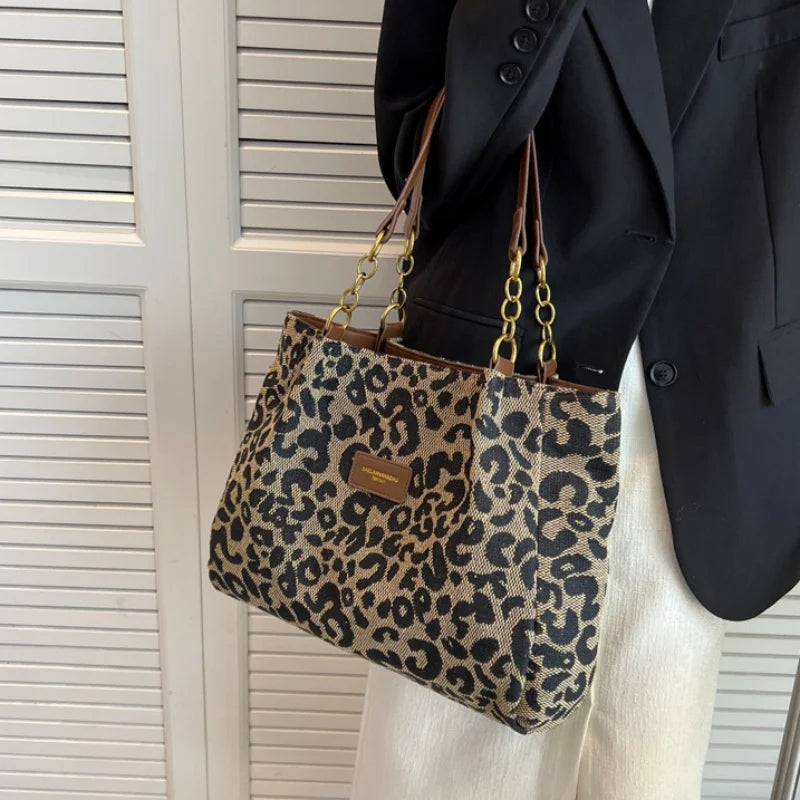 Leonora™ | Stylish Leopard Print Bag