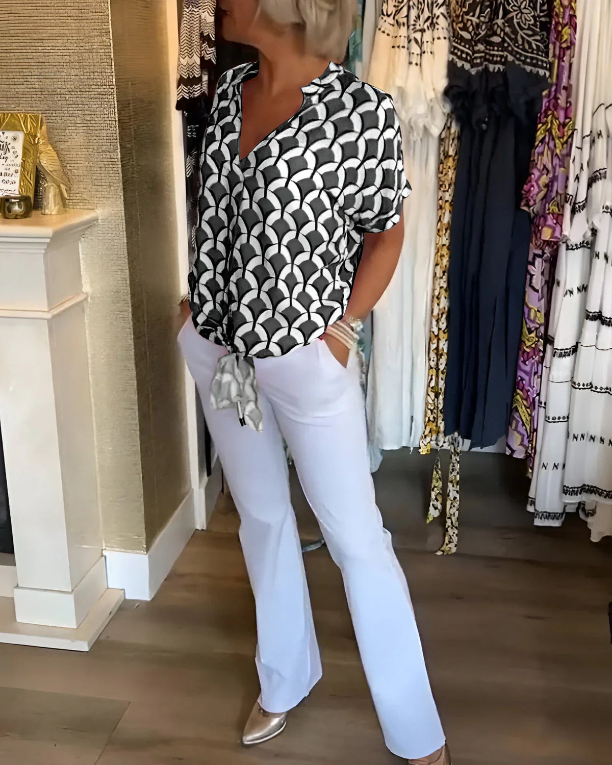 Leontine™ | Stylish Summer Blouse
