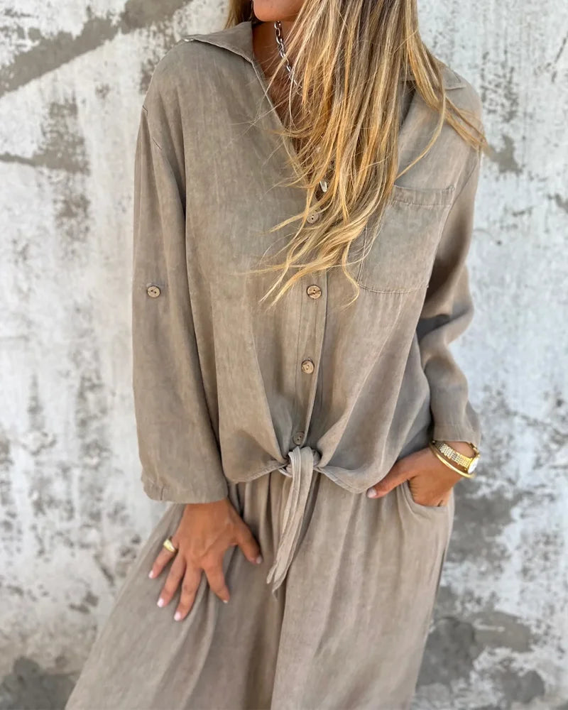 Atlas™ | Stylish Linen Two-Piece Set