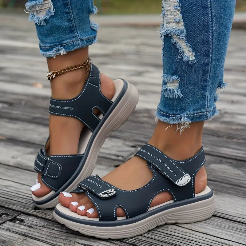 Alia™ | Comfortable Wedge Sandals with Ankle Strap