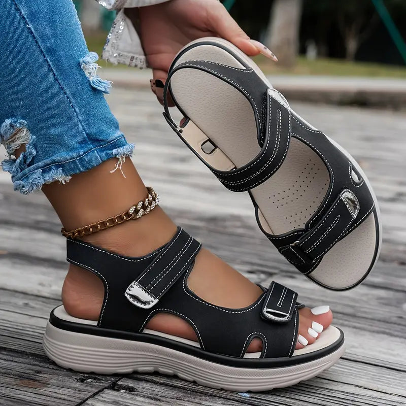 Alia™ | Comfortable Wedge Sandals with Ankle Strap