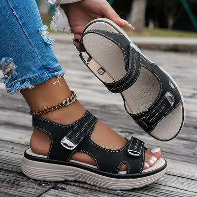 Alia™ | Comfortable Wedge Sandals with Ankle Strap