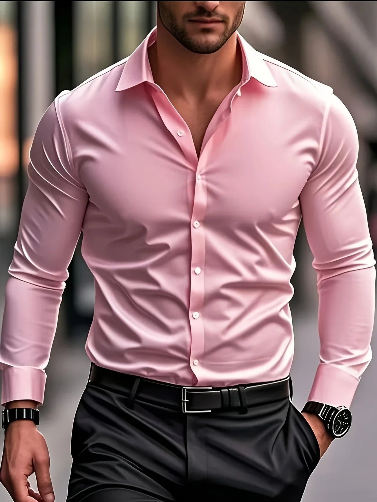 Byron™ | Elegant Butttoned Long-Sleeved Shirt