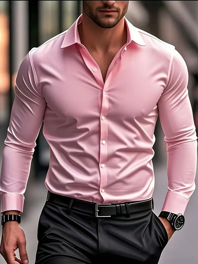 Byron™ | Elegant Butttoned Long-Sleeved Shirt