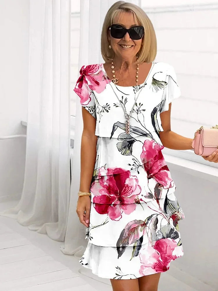 Émilie™ | Elegant Floral Maxi Dress