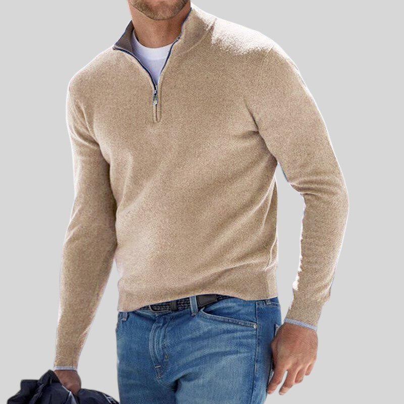 David | Warm Sweater with Zipper